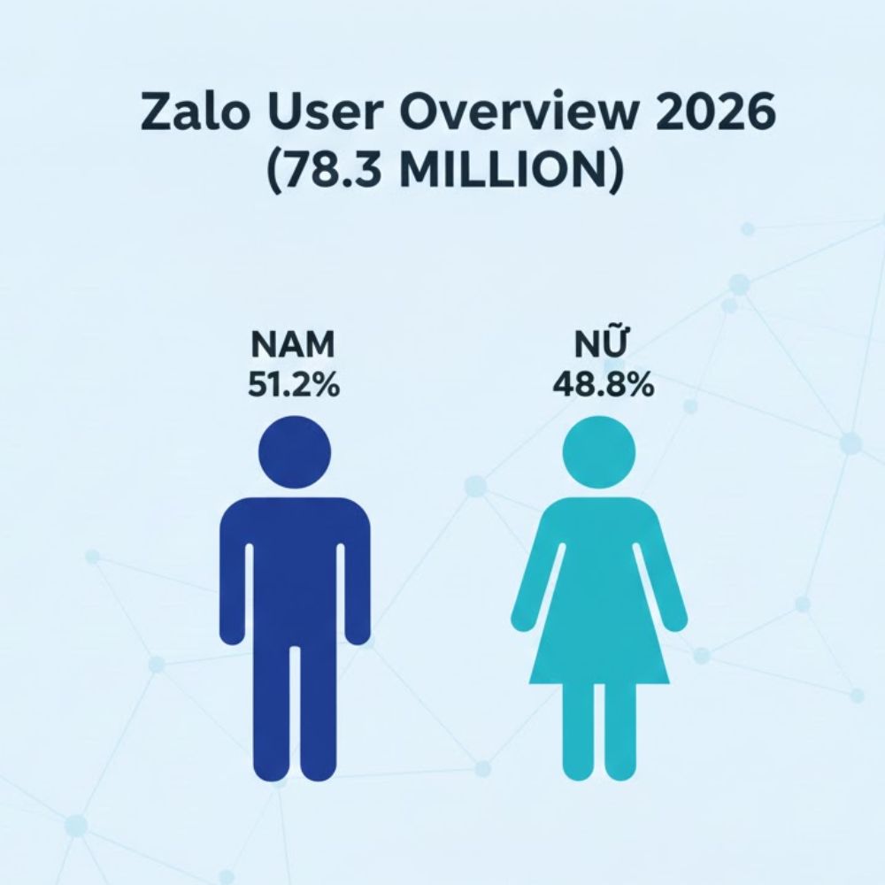 Báo cáo người dùng Zalo 2026 - Nhân khẩu học