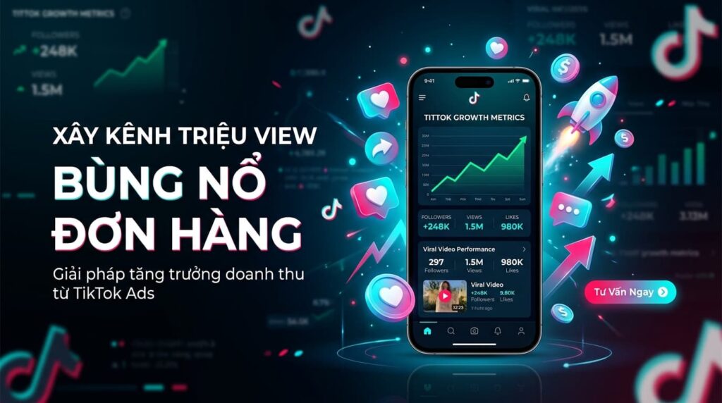 Dịch vụ Xây kênh & Quảng cáo TiKTok